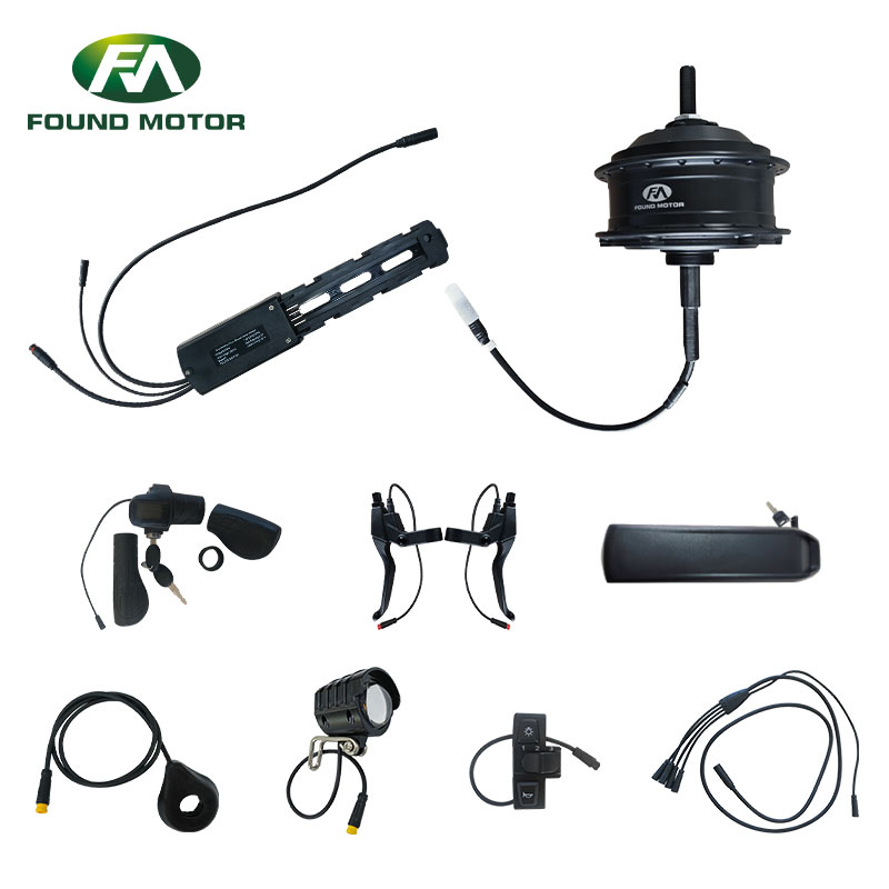 36V 250W Waterproof Ebike Conversion Kit with LCD Throttle for Ebike