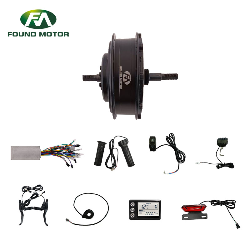Found 48V 750W BLDC Geared Hub Motor Electric Bicycle Kit for Ebike