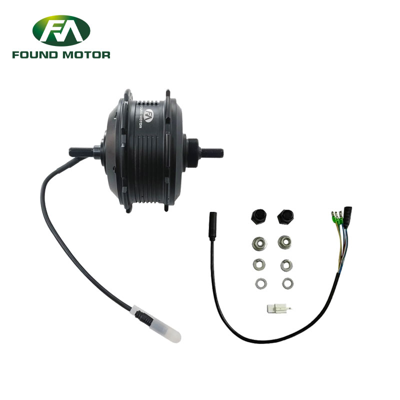 36V 250W Rear Geared BLDC E-Bike Spoke Motor Kit
