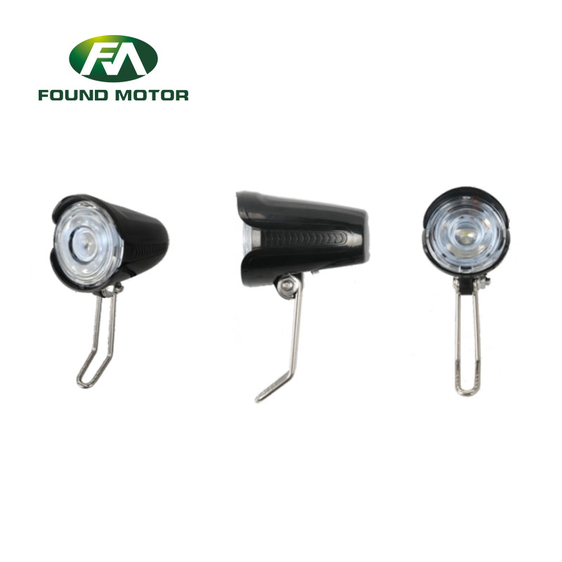 FOUNDMOTOR LED Electric Bike Headlight Night Ride Floodlight Equipment Waterproof Connector Ebike Kits
