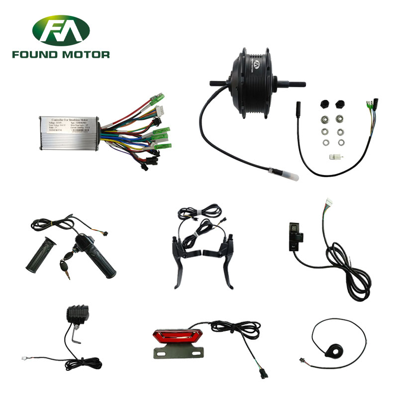 ​26”36V 250W Waterproof Electric Bike Conversion Kit Complete Set with Sine Wave Controller for City Electric Bike