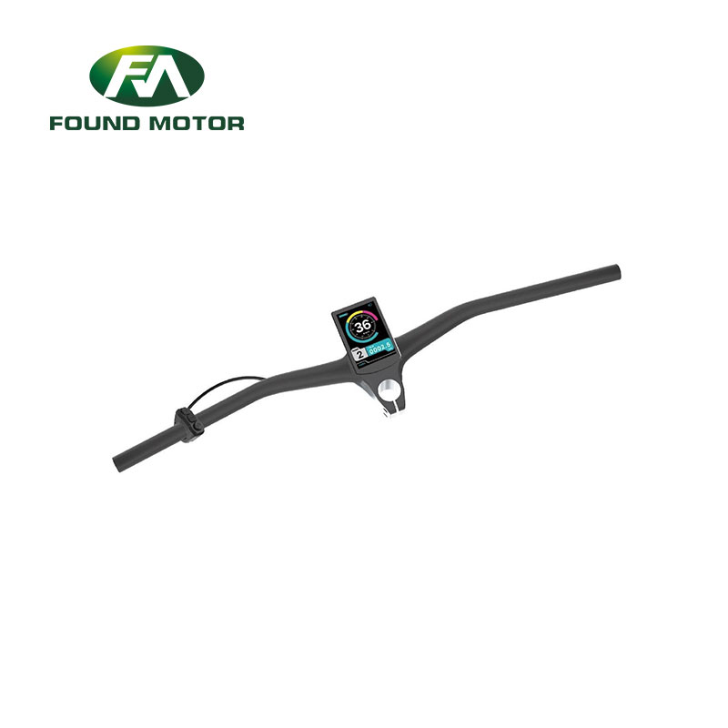 FM-601 2.8 Inch Color LCD Display 36V 48V 60V IP55 Waterproof Speedometer with PAS for Electric Bike Mountain Urban Riding