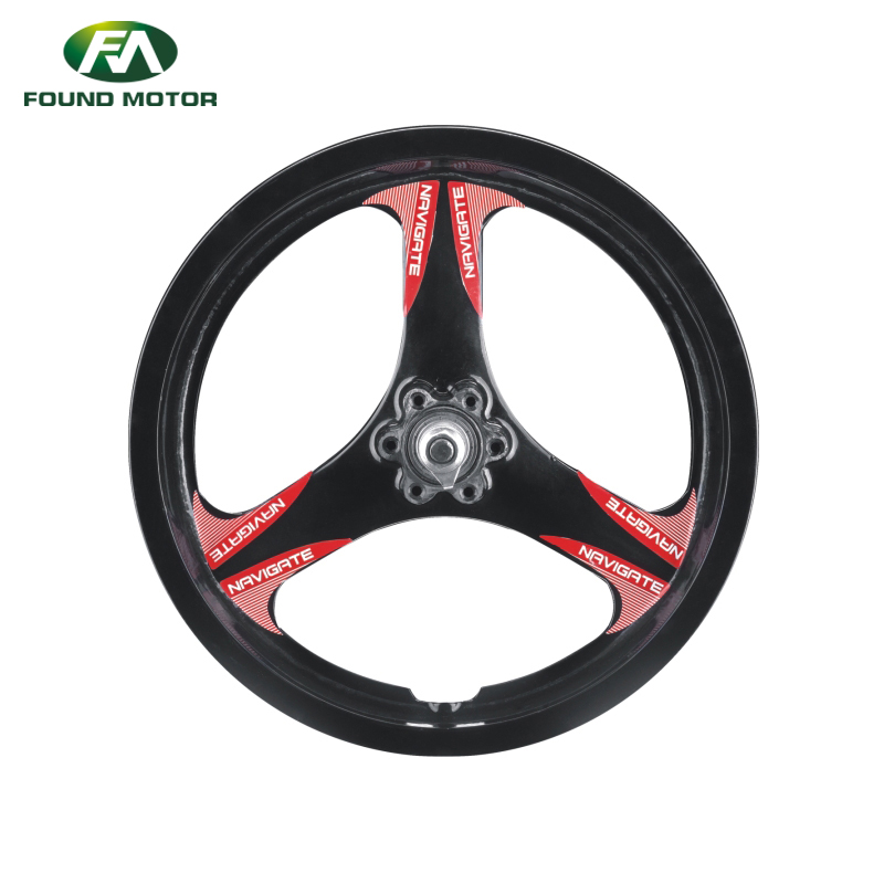 14 Inch Electric Bike Rims 3Spoke Magnesium Alloy Rims for City Ebike Fit 250W Lightest Metal Strongest Bicycle Rims