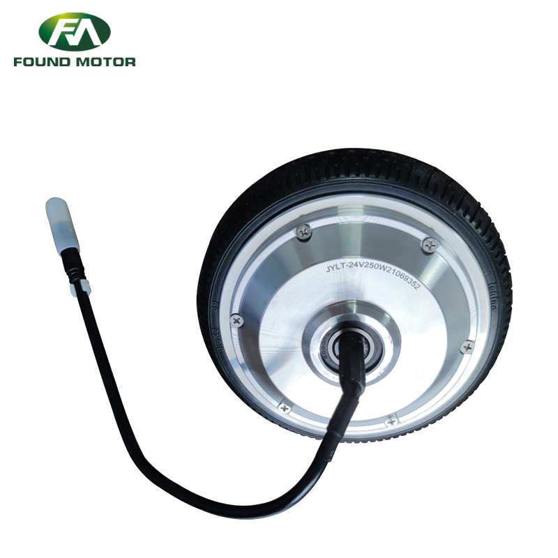 6.5 Inch 24V 6Nm 350W Brushless DC Wheel Hub Servo Motor Driver Kit for Electric Bicycle CE ROHS Certified